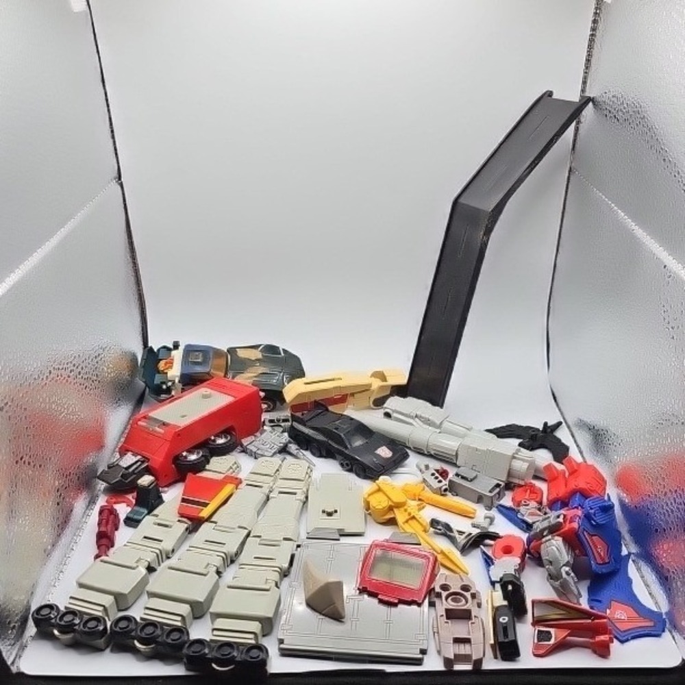 Vintage Transformers Parts Lot Metroplex G1 Spares Accessories